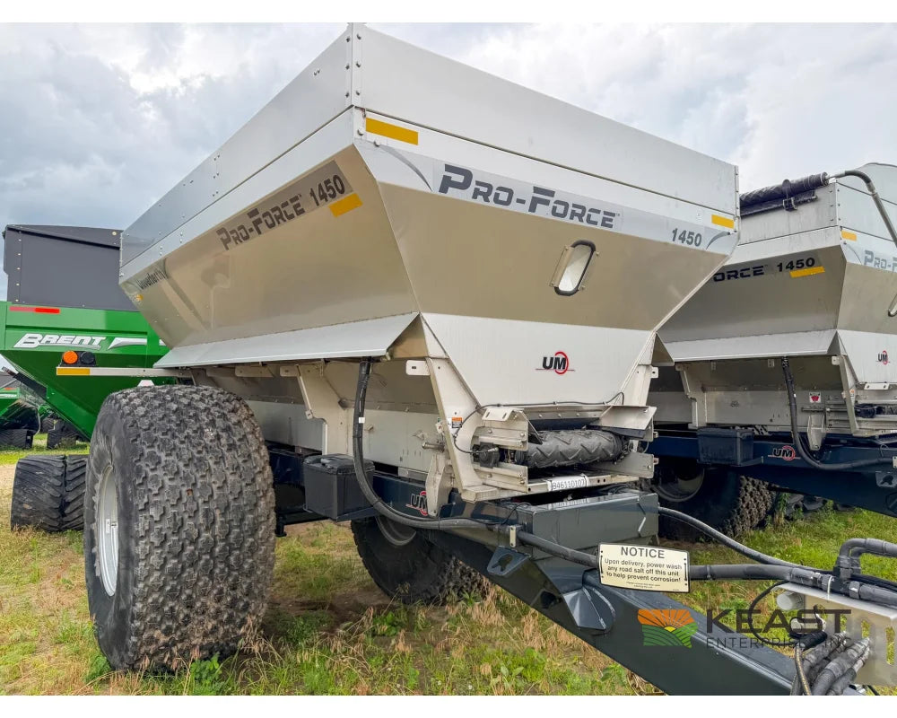 Unverferth Pro-Force 1450 Fertilizer Spreader 14 Ton Hopper Raven RCM ISOBUS Controller - Fertilizer Spreaders