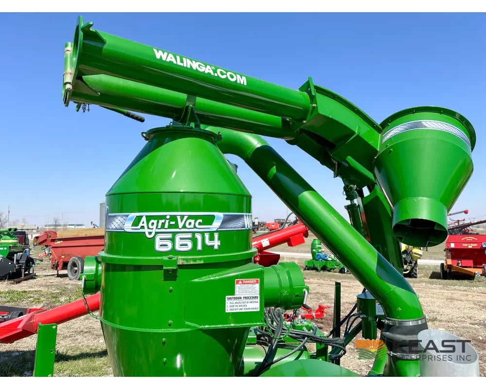 Walinga 6614DLX Grain Vac Up to 3,600 BPH Capacity Full Pipe Package Grain Vacs