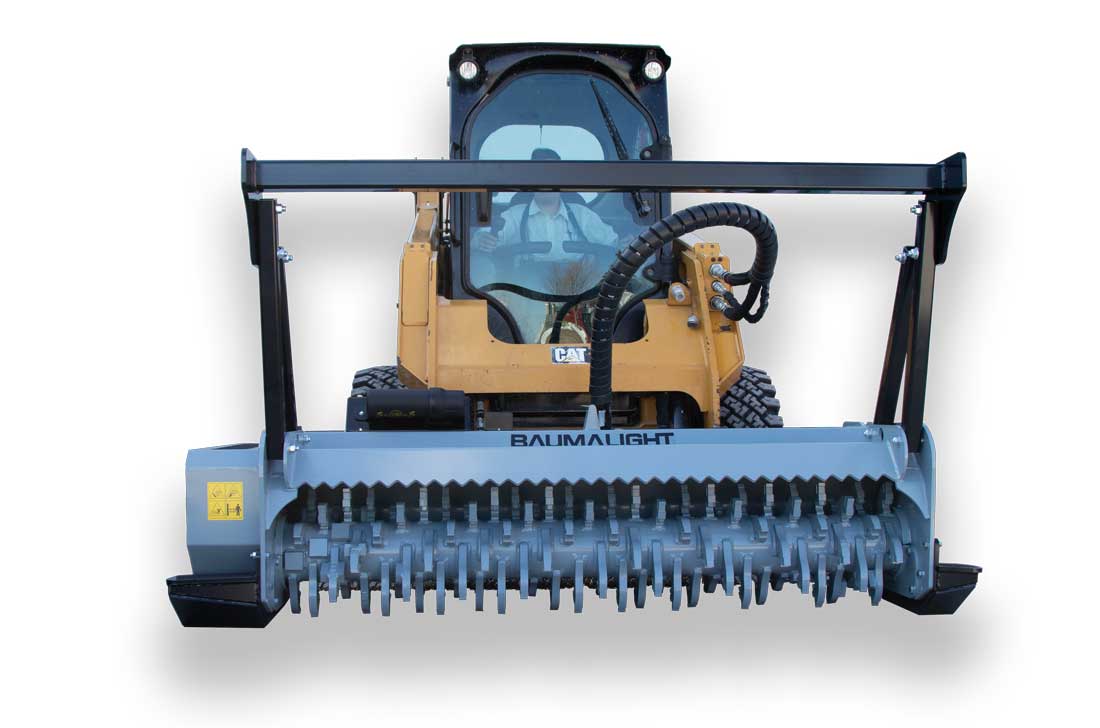 Baumalight MS572 Brush Mulcher, Skid Steer Mount, 72″ Rotor, 87″ Path Width