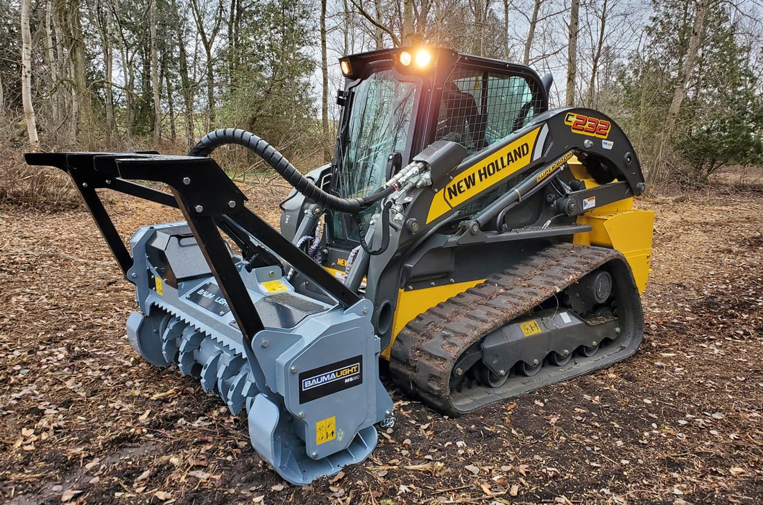 Baumalight MS960 Brush Mulcher, Skid Steer Mount, 60″ Rotor, 72″ Path Width