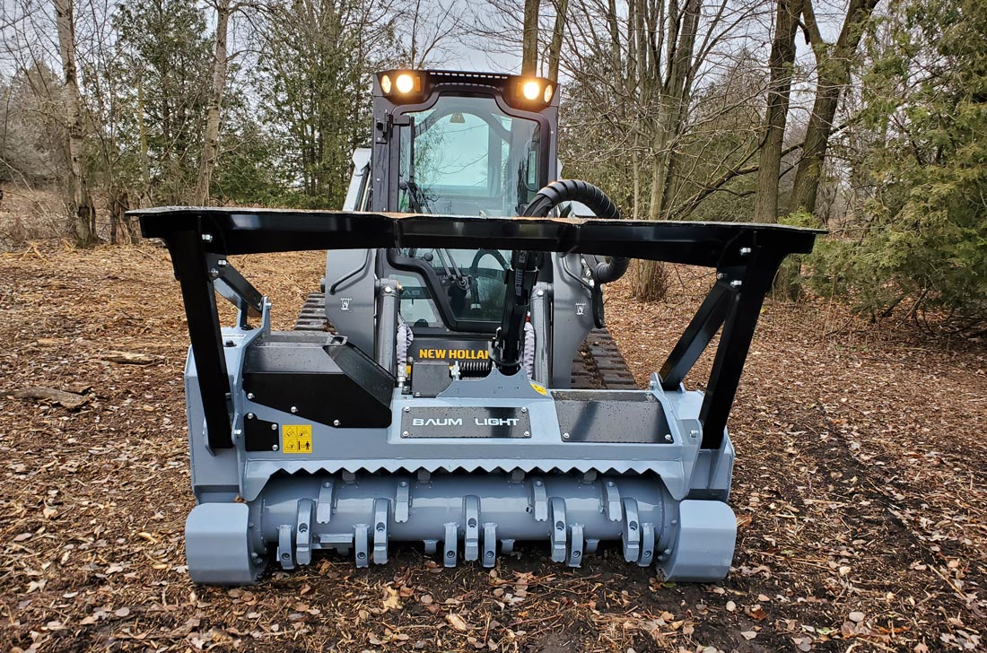 Baumalight MS960 Brush Mulcher, Skid Steer Mount, 60″ Rotor, 72″ Path Width