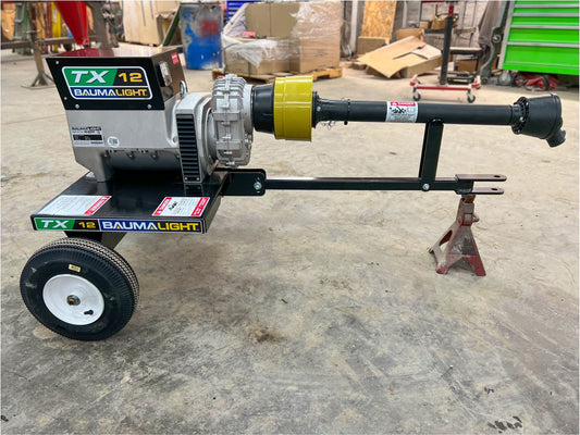 Baumalight TX12 PTO Generator - 12 kW Output, For 10–50 HP Tractors
