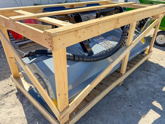 Baumalight FEB700 80" Skid Steer Flail Mower - F7000 Flail Teeth, Bent Axis Piston Motor, 18-35 GPM