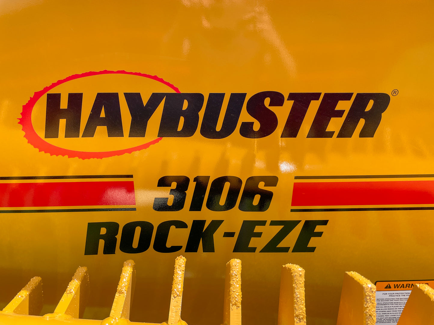 Haybuster 3106 Rock-Eze Rock Picker, 1 Cu Yd Capacity, 80" Dump Height