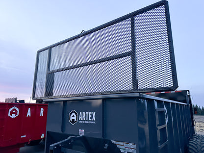Artex SBX600 Vertical Beater Manure Spreader, 520 cu ft Struck
