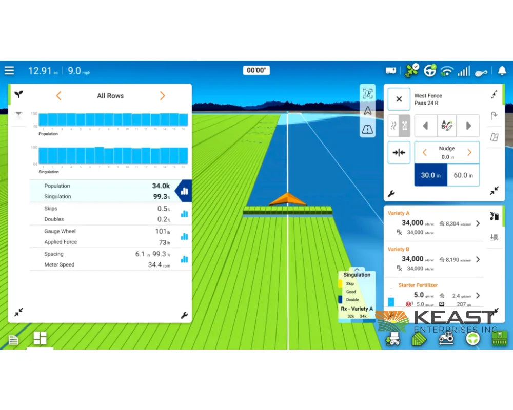 Ag Leader InCommand Go Display GPS 7500 Receiver and SteadySteer Wheel Kit Precision Ag Systems