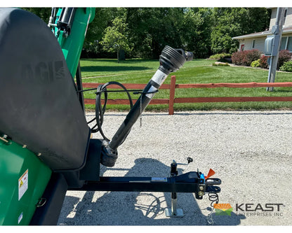 AGI REM VR12 hitch, jack, PTO shaft and hydraulic hoses