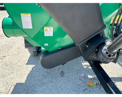 AGI REM VR12 lower fan housing and PTO driveline close-up