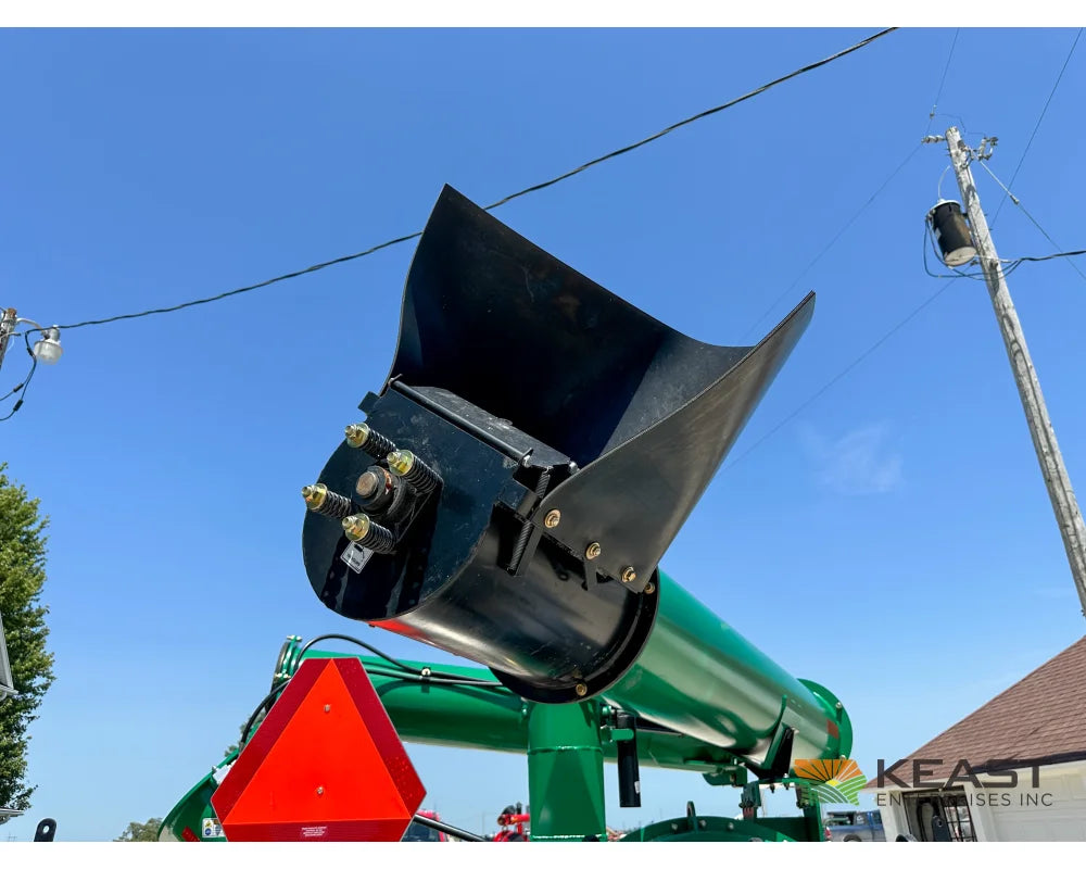 AGI REM VR12 discharge auger hopper and drive components close-up