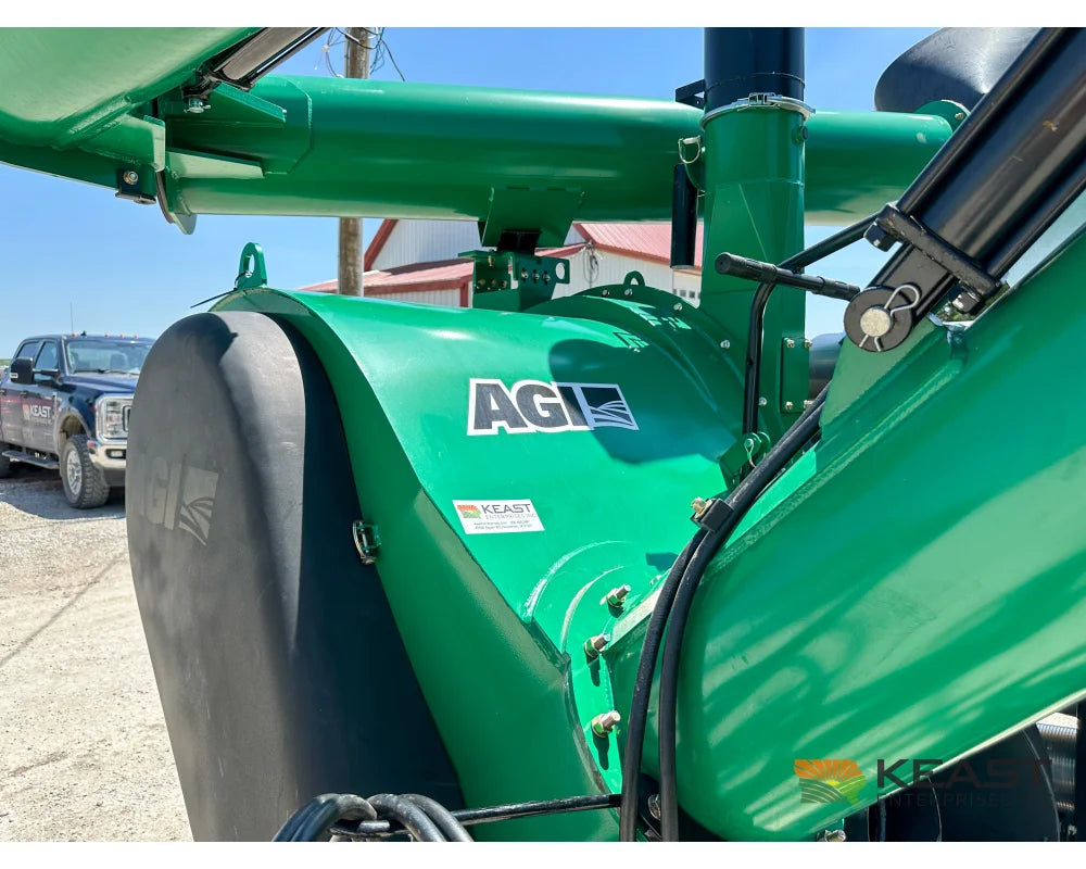 AGI REM VR12 auger pivot and support frame close-up