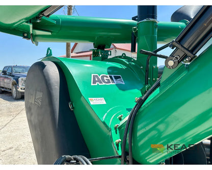 AGI REM VR12 auger pivot and support frame close-up