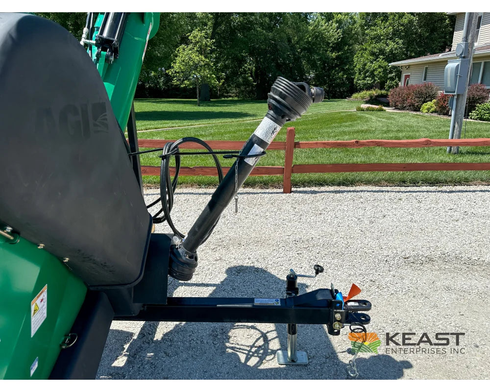 AGI REM VR12 hitch, jack, PTO shaft and hydraulic hoses
