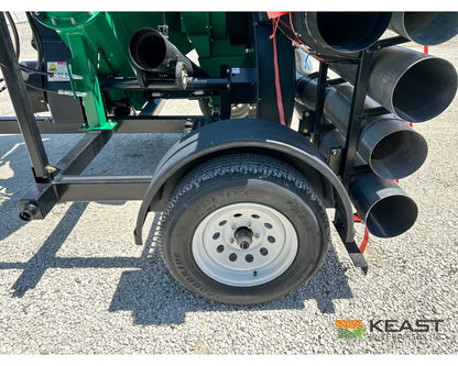 AGI REM VR12 wheel beside the stacked pipe and hose rack