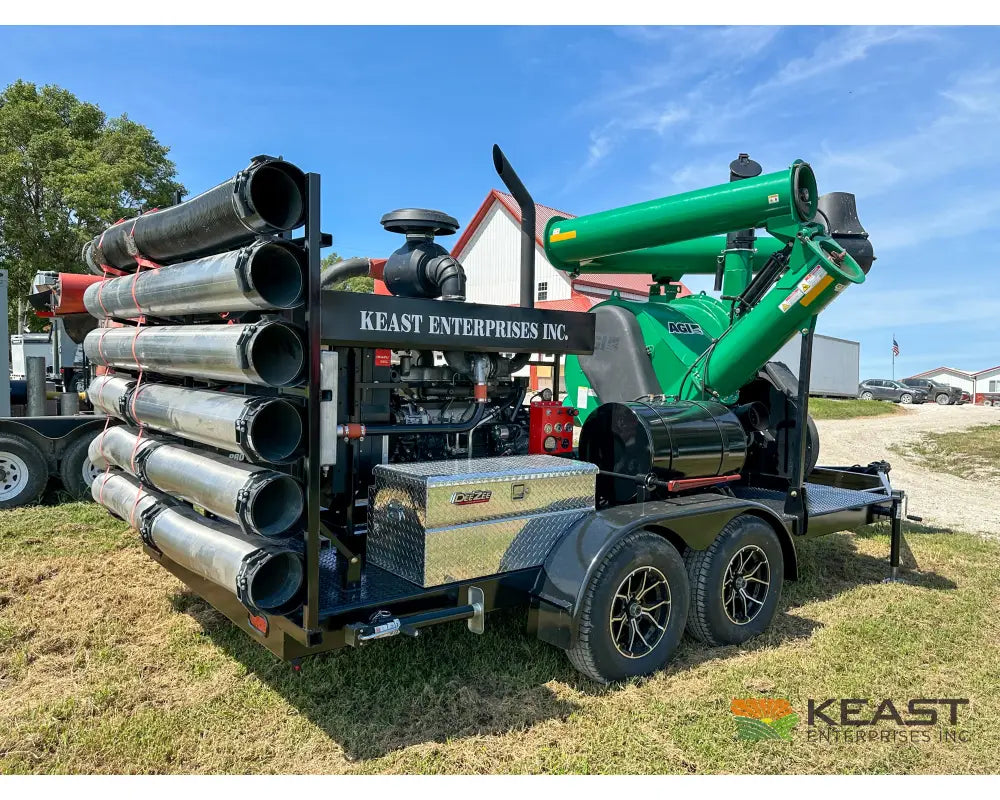 AGI REM VR12 Self Powered Diesel Grain Vac Full Pipe Package 10,000 BPH Capacity Isuzu Engine Grain Vacs