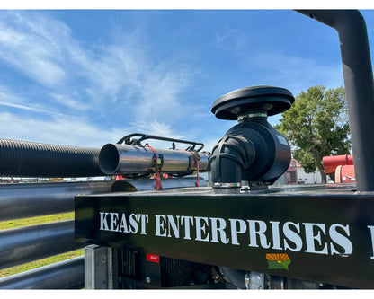 AGI REM VR12 Self Powered Diesel Grain Vac Full Pipe Package 10,000 BPH Capacity Isuzu Engine Grain Vacs