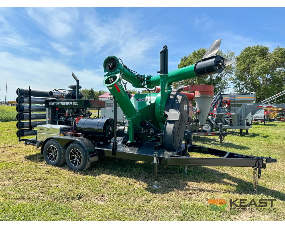 AGI REM VR12 Self Powered Diesel Grain Vac Full Pipe Package 10,000 BPH Capacity Isuzu Engine Grain Vacs