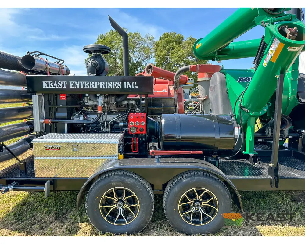 AGI REM VR12 Self Powered Diesel Grain Vac Full Pipe Package 10,000 BPH Capacity Isuzu Engine Grain Vacs