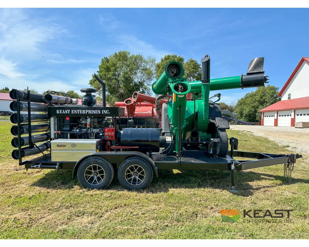 AGI REM VR12 Self Powered Diesel Grain Vac Full Pipe Package 10,000 BPH Capacity Isuzu Engine Grain Vacs