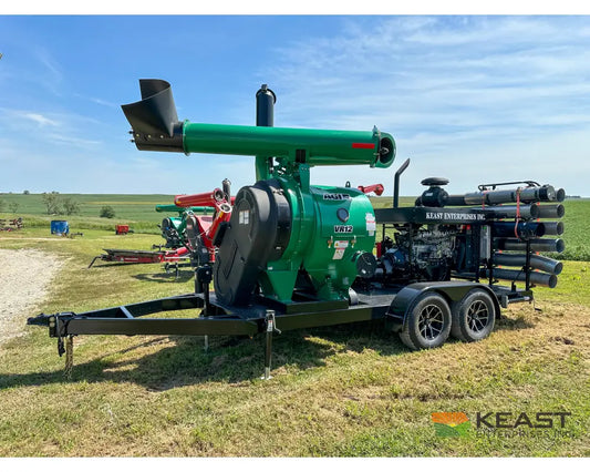 AGI REM VR12 Self Powered Diesel Grain Vac Full Pipe Package 10,000 BPH Capacity Isuzu Engine Grain Vacs