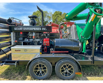 AGI REM VR12 Self Powered Diesel Grain Vac Full Pipe Package 10,000 BPH Capacity Isuzu Engine Grain Vacs