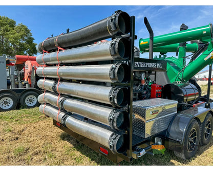 AGI REM VR12 Self Powered Diesel Grain Vac Full Pipe Package 10,000 BPH Capacity Isuzu Engine Grain Vacs