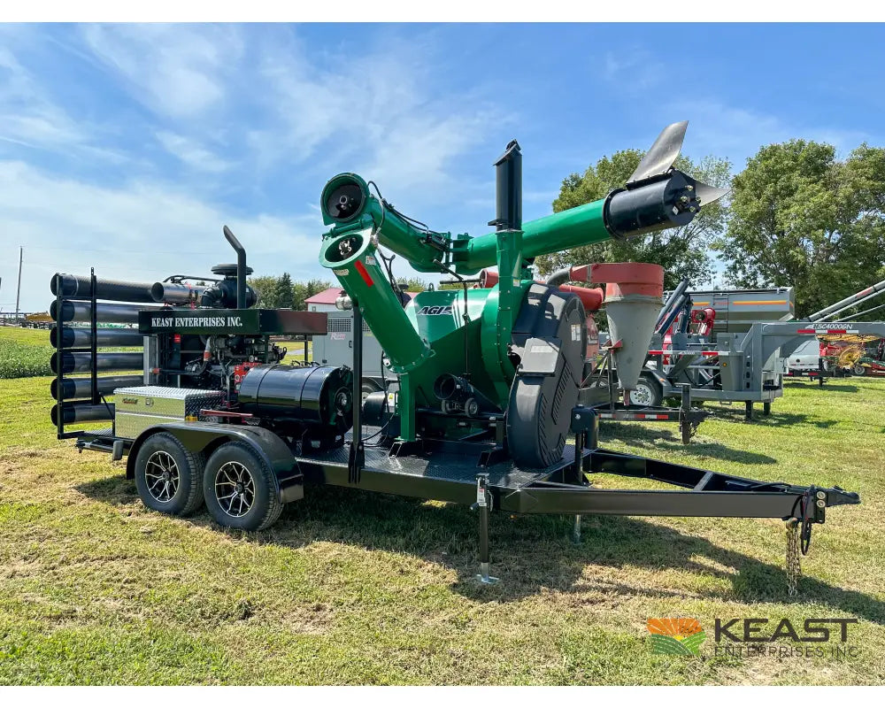 AGI REM VR12 Self Powered Diesel Grain Vac Full Pipe Package 10,000 BPH Capacity Isuzu Engine Grain Vacs
