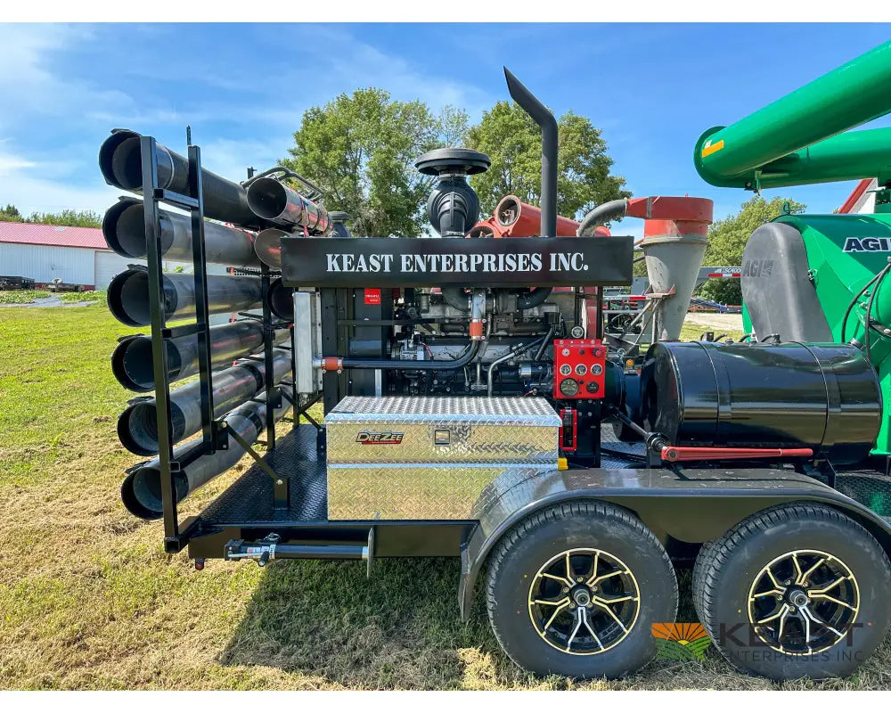 AGI REM VR12 Self Powered Diesel Grain Vac Full Pipe Package 10,000 BPH Capacity Isuzu Engine Grain Vacs