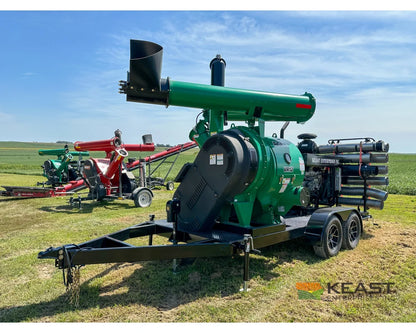 AGI REM VR12 Self Powered Diesel Grain Vac Full Pipe Package 10,000 BPH Capacity Isuzu Engine Grain Vacs