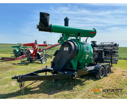 AGI REM VR12 Self Powered Diesel Grain Vac Full Pipe Package 10,000 BPH Capacity Isuzu Engine Grain Vacs