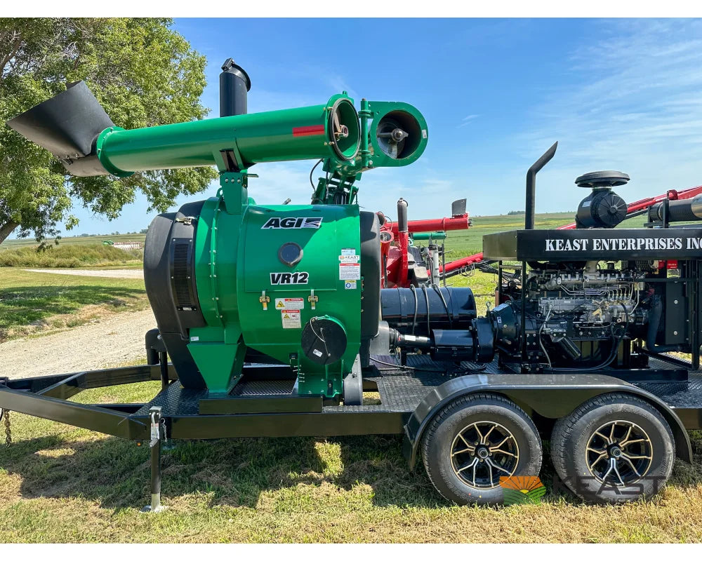AGI REM VR12 Self Powered Diesel Grain Vac Full Pipe Package 10,000 BPH Capacity Isuzu Engine Grain Vacs