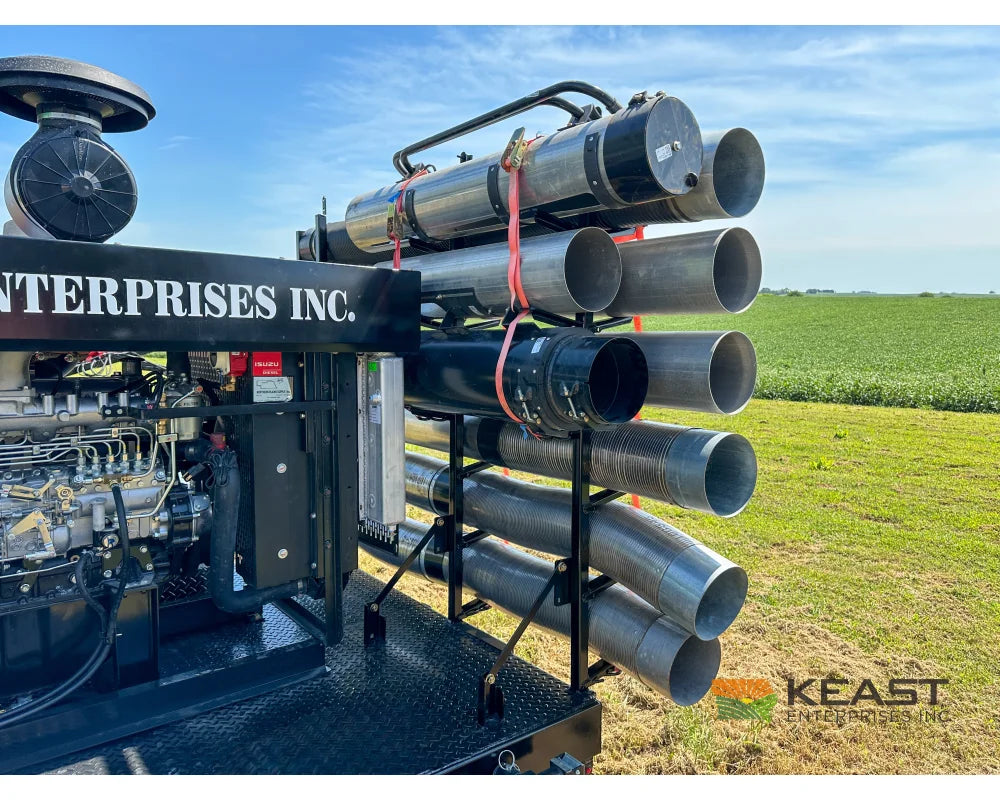 AGI REM VR12 Self Powered Diesel Grain Vac Full Pipe Package 10,000 BPH Capacity Isuzu Engine Grain Vacs