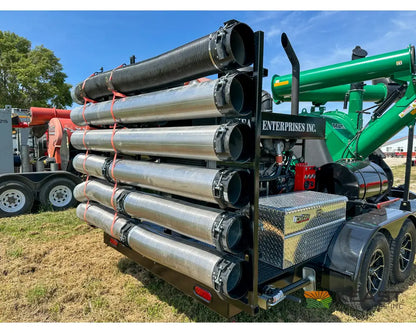 AGI REM VR12 Self Powered Diesel Grain Vac Full Pipe Package 10,000 BPH Capacity Isuzu Engine Grain Vacs
