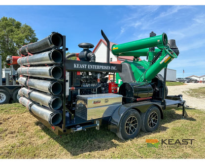 AGI REM VR12 Self Powered Diesel Grain Vac Full Pipe Package 10,000 BPH Capacity Isuzu Engine Grain Vacs
