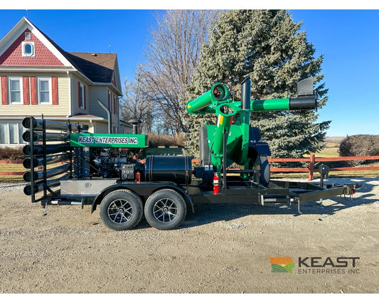 AGI REM VRX self-powered diesel grain vac