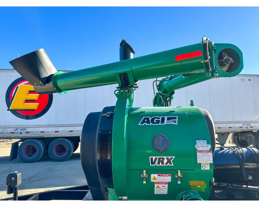 AGI REM VRX Self-Powered Diesel Grain Vac Full Pipe Package 6,000 BPH Capacity Grain Vacs
