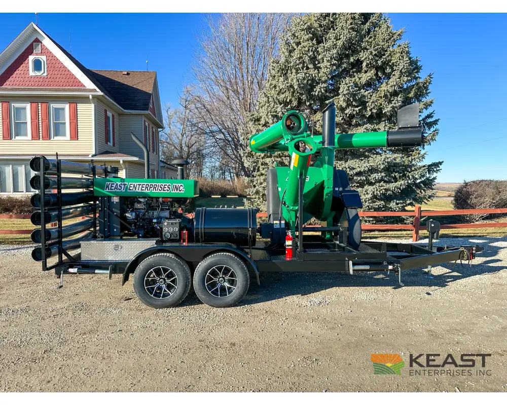 AGI REM VRX Self-Powered Diesel Grain Vac Full Pipe Package 6,000 BPH Capacity Grain Vacs