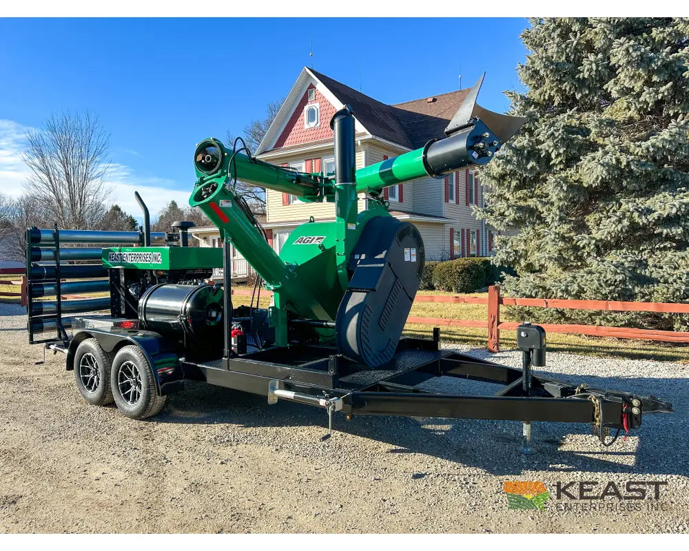 AGI REM VRX Self-Powered Diesel Grain Vac Full Pipe Package 6,000 BPH Capacity Grain Vacs