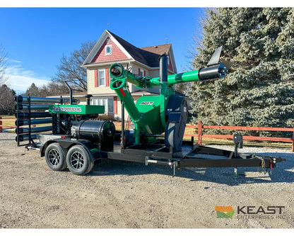 AGI REM VRX Self-Powered Diesel Grain Vac Full Pipe Package 6,000 BPH Capacity Grain Vacs