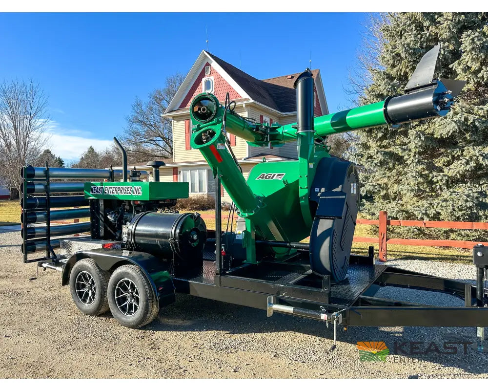 AGI REM VRX Self-Powered Diesel Grain Vac Full Pipe Package 6,000 BPH Capacity Grain Vacs