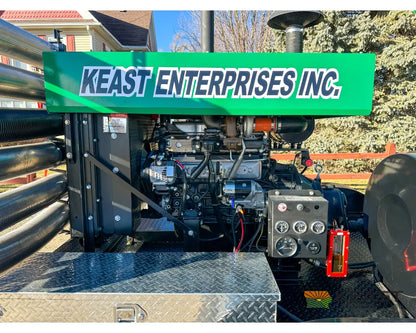 AGI REM VRX Self-Powered Diesel Grain Vac Full Pipe Package 6,000 BPH Capacity Grain Vacs