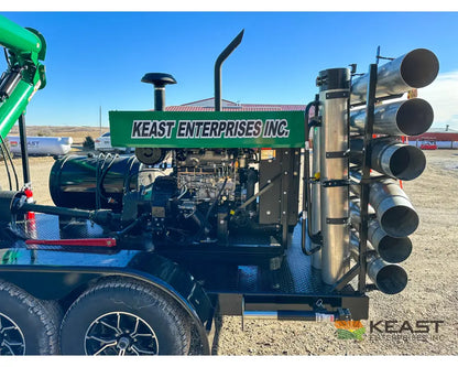 AGI REM VRX Self-Powered Diesel Grain Vac Full Pipe Package 6,000 BPH Capacity Grain Vacs