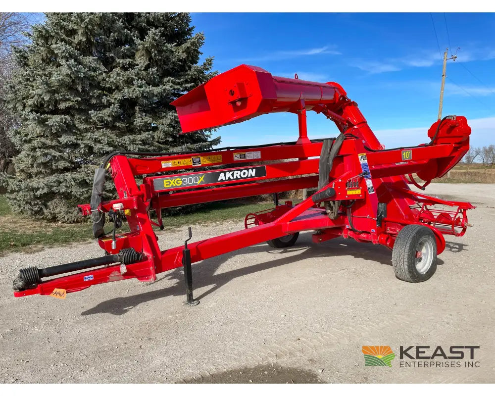 Akron EXG380X grain bag unloader for 9-foot and 10-foot bags