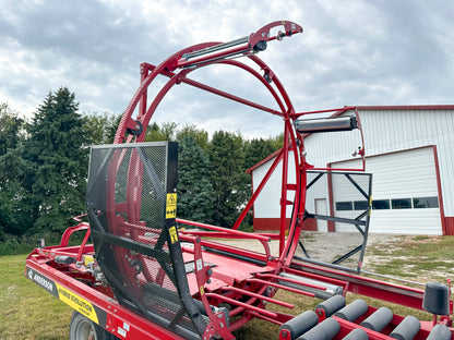 Anderson Hybrid Evolution wrapping hoop, film-carrier positions and safety screen