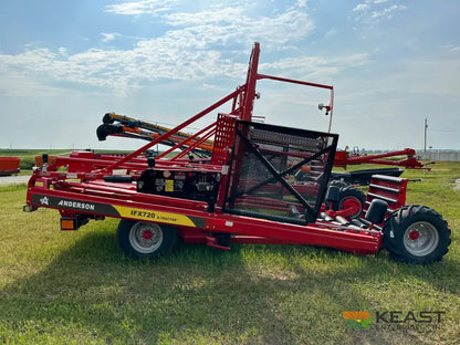 Anderson IFX720 Inline Bale Wrapper – Custom Operator Elite Wraps 6’ Bales Fast Pusher System Bale Wrappers