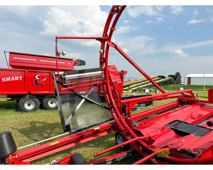 Anderson IFX720 Inline Bale Wrapper – Custom Operator Elite Wraps 6’ Bales Fast Pusher System Bale Wrappers