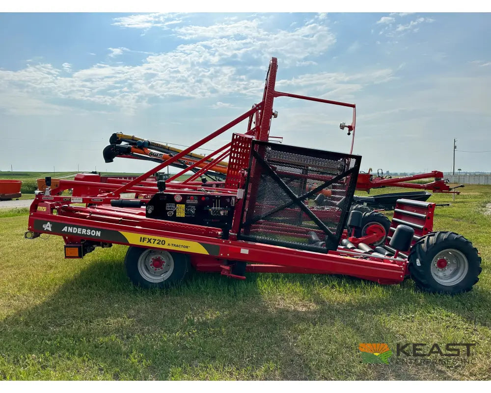 Anderson IFX720 Inline Bale Wrapper – Custom Operator Elite Wraps 6’ Bales Fast Pusher System Bale Wrappers