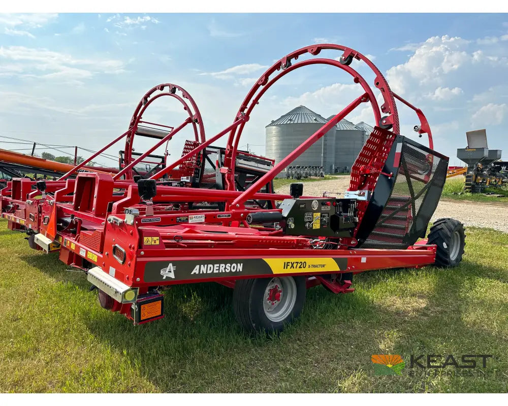 Anderson IFX720 Inline Bale Wrapper – Custom Operator Elite Wraps 6’ Bales Fast Pusher System Bale Wrappers