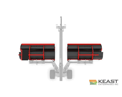 Anderson MergePro crop deflector above the pickup and conveyor