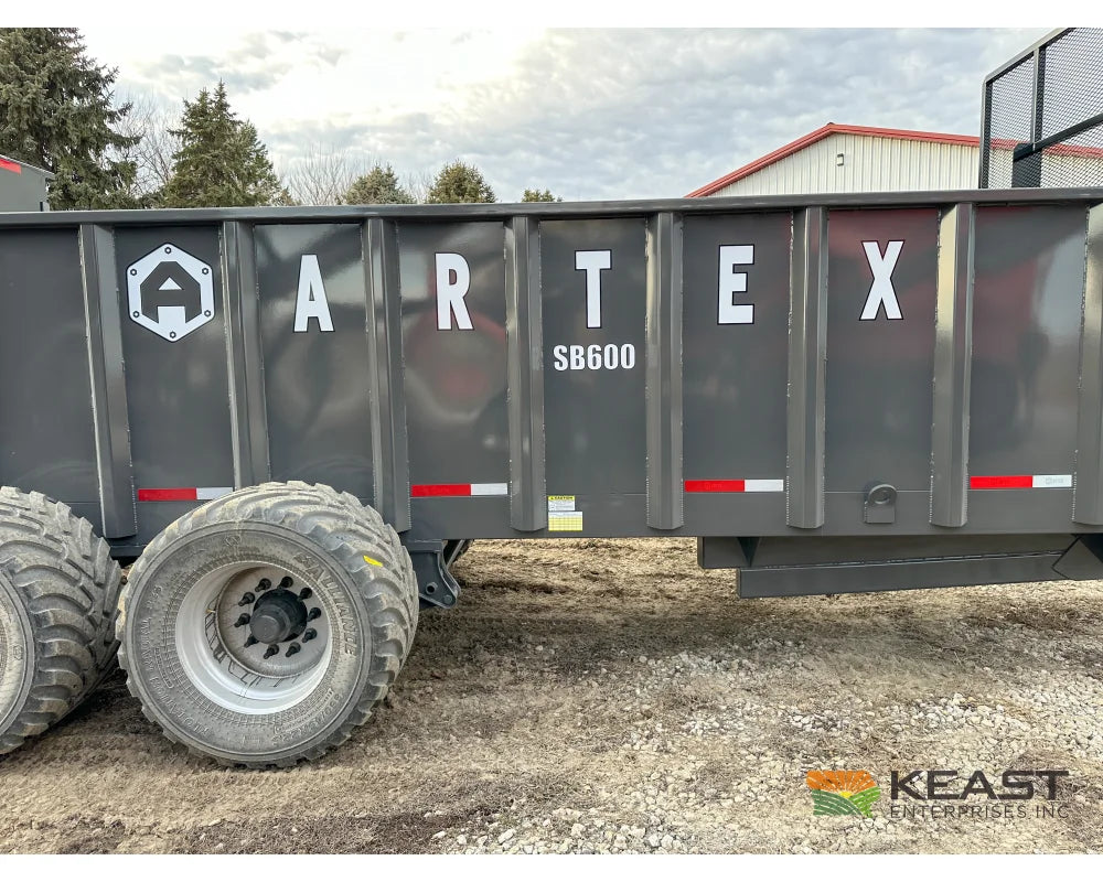 Artex SB600 Manure Spreader – 616 Cu Ft Struck Capacity Vertical Beaters Manure Spreaders
