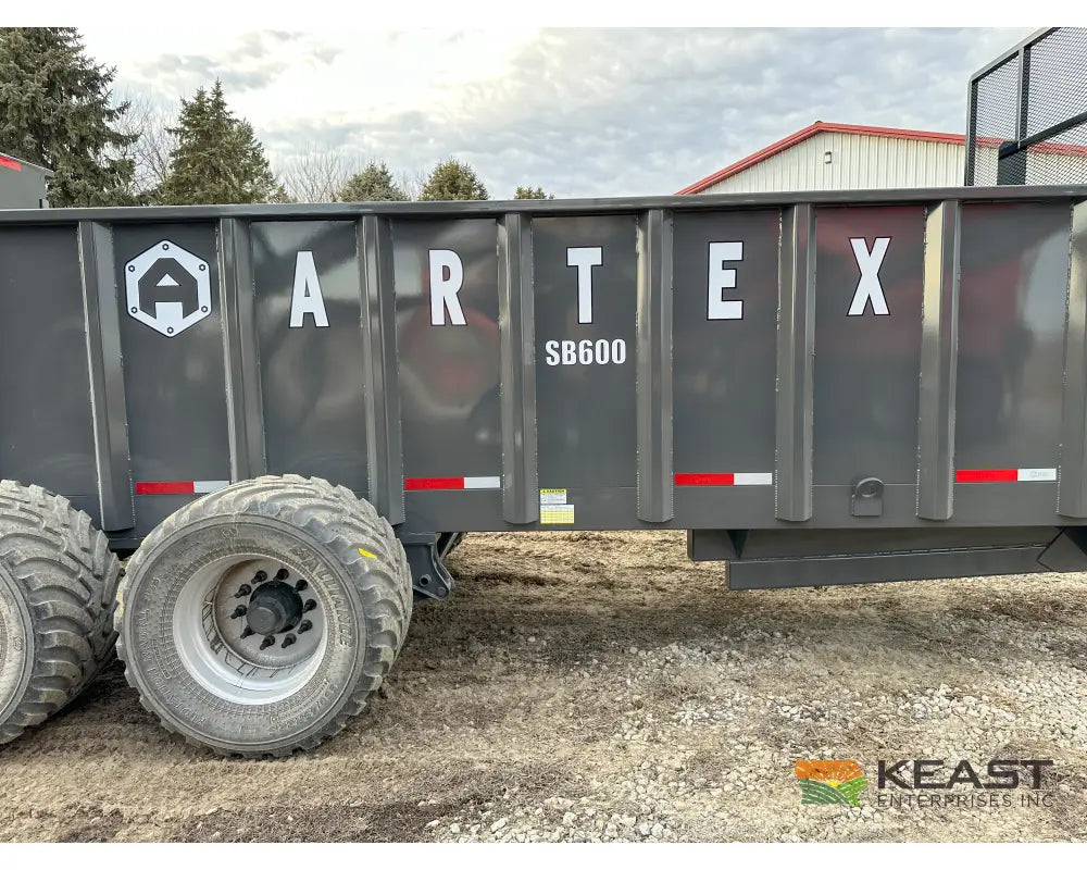 Artex SB600 Manure Spreader – 616 Cu Ft Struck Capacity Vertical Beaters Manure Spreaders